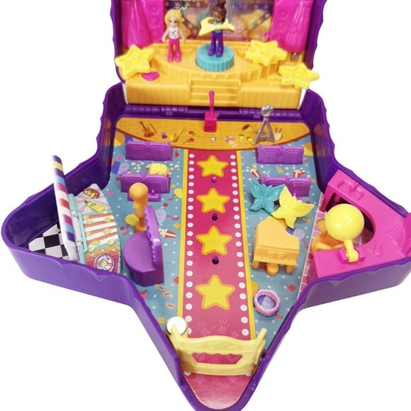Polly Pocket Starring Shani Talent Show Compact 2021 Lights Up - Picture 8 of 10